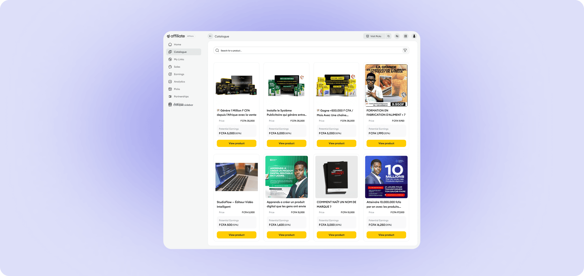 They promote. You collect the sales.